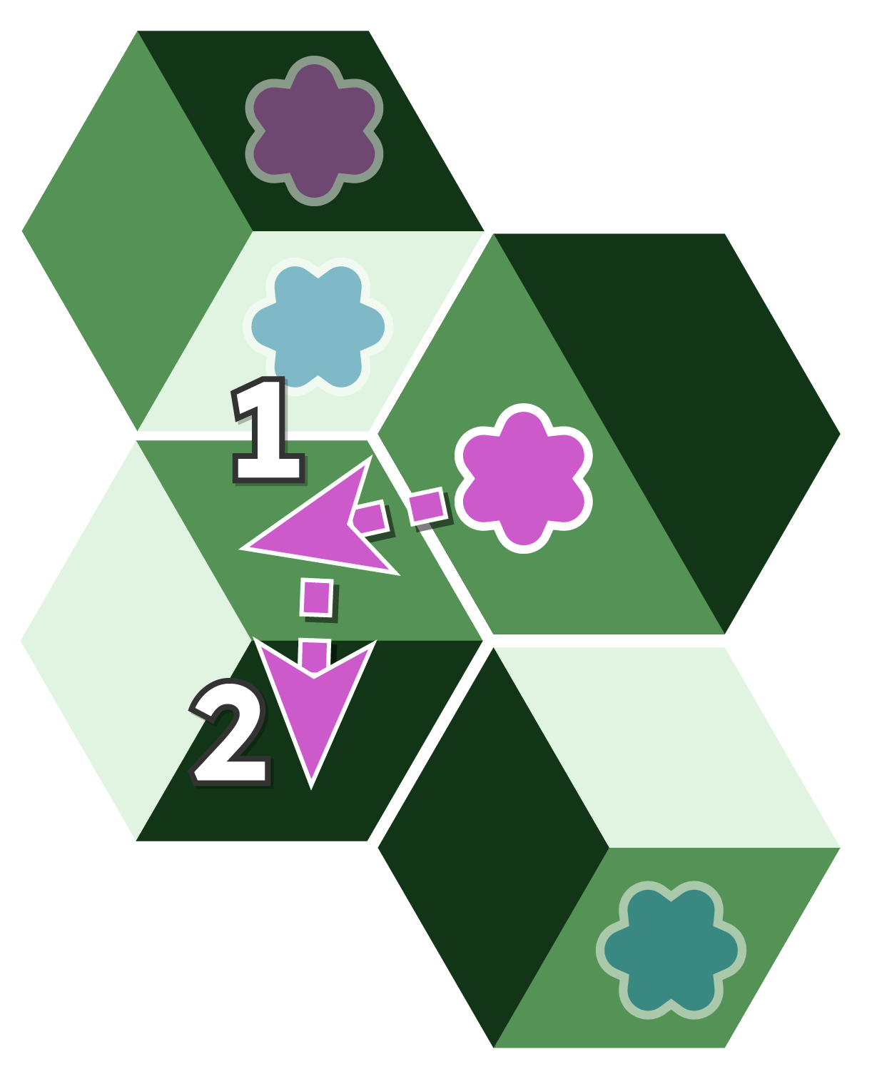 One critter, two moves