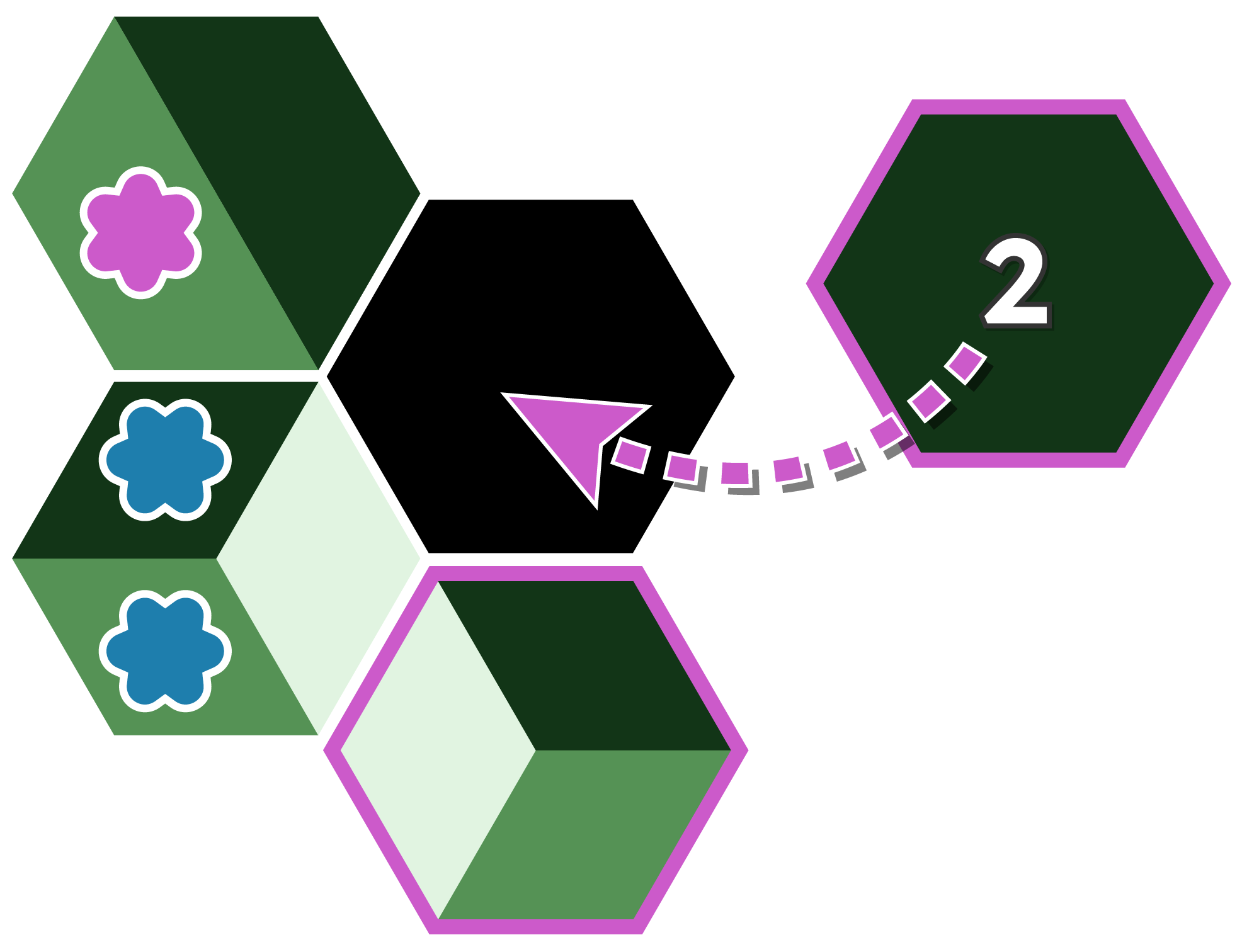 Buy 2 - Place the second tile on a land tile - this is now required to be a volcanic soil tile