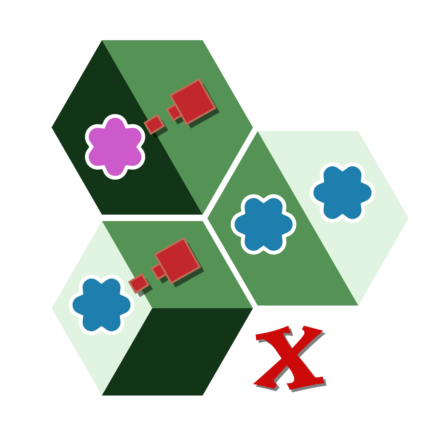 No movement is allowed onto controlled biomes