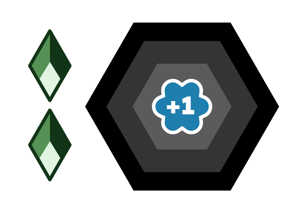 Trade 2 different x resources for one sacrifice