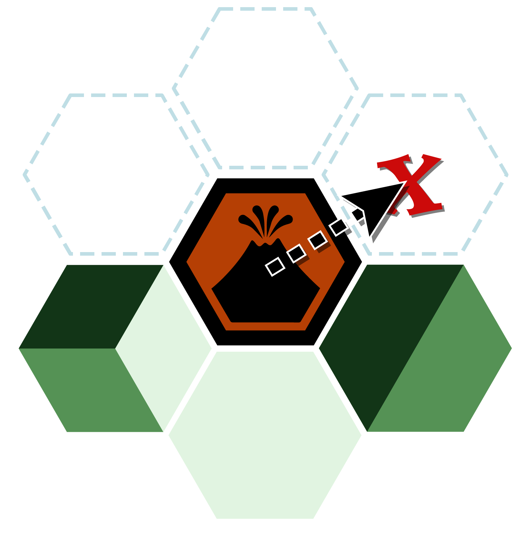 Lava flows into the ocean