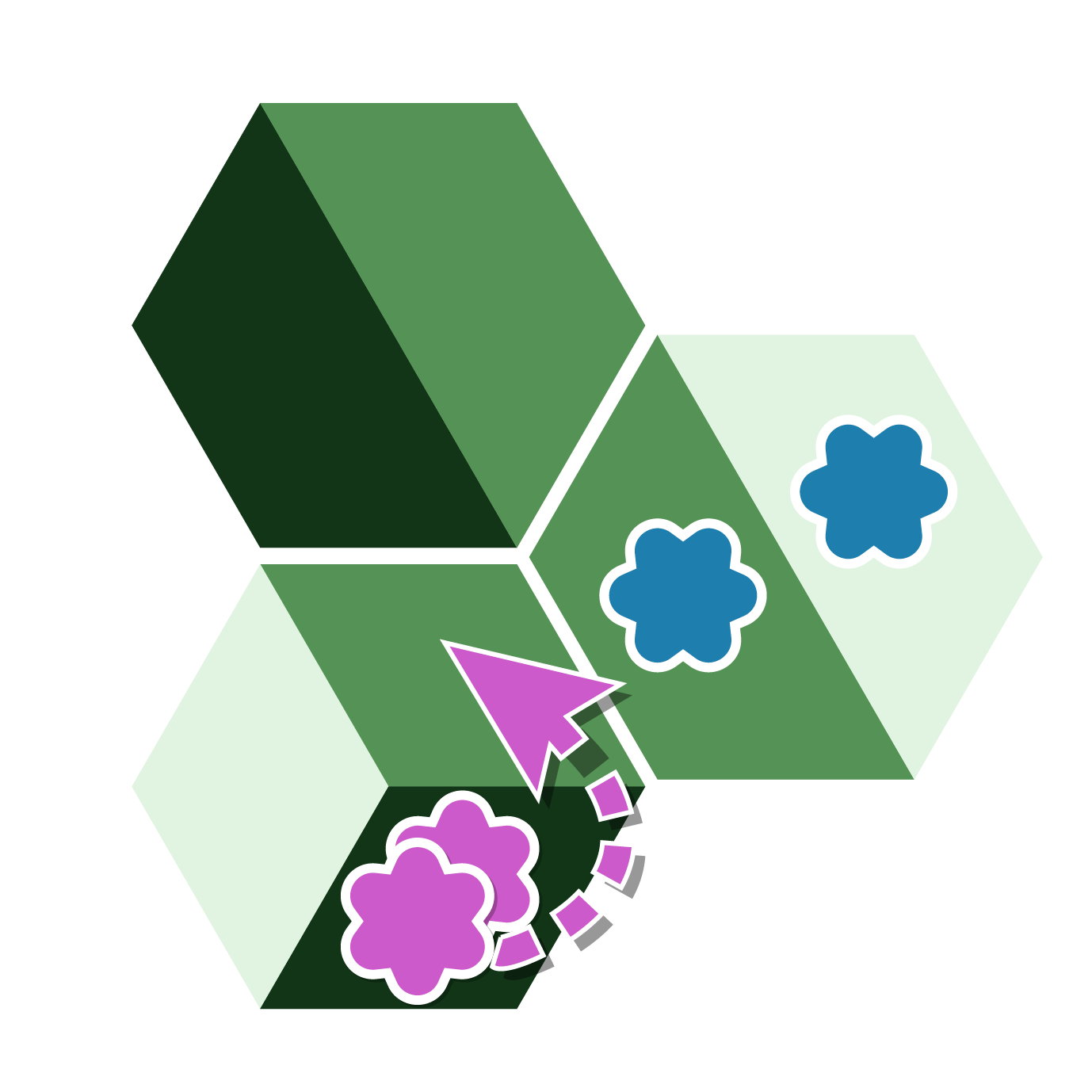 On following turns, the pack now moves as one critter