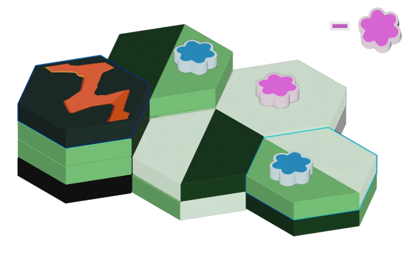 The sliding tile may squash critters it lands on, critters on top of the tile survive