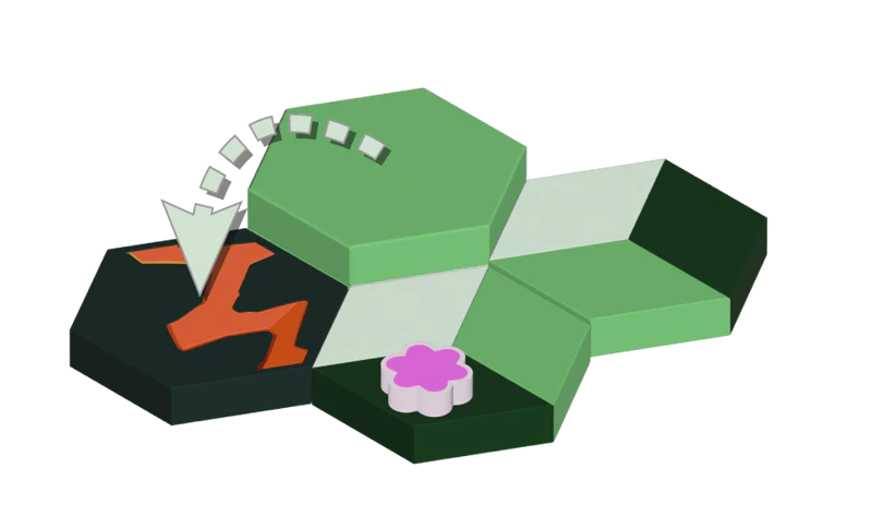 Lava successfully diverted, Pink's critter remains
